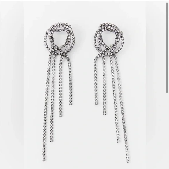 NWT Zara Jewel Strand Earrings - Picture 2 of 9
